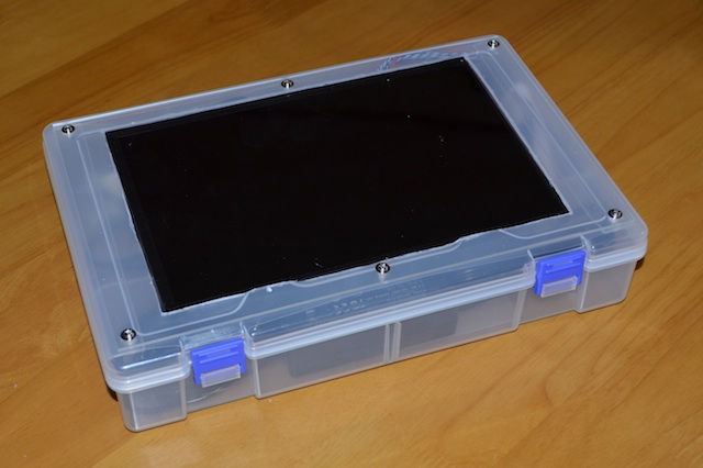 Raspberry Pi case with LCD